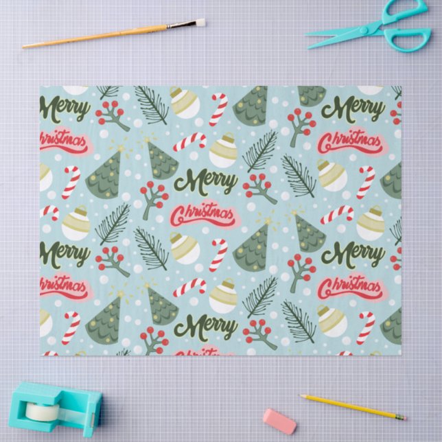 Christmas  tissue paper (Craft)