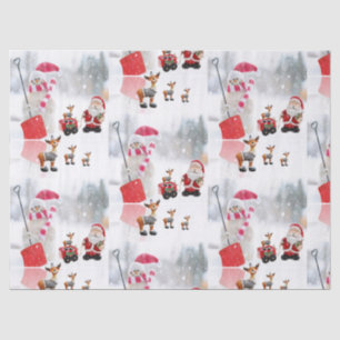 Christmas Tissue Paper, Snowman Paper