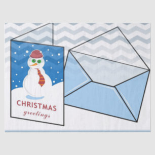 Christmas Tissue Paper, Snowman Tissue Paper