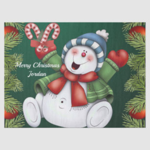 Christmas Tissue Paper, Snowman Tissue Paper