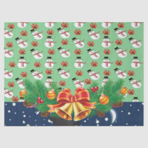 Christmas Tissue Paper, Snowman Tissue Paper