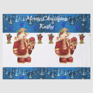 Christmas Tissue Paper, Snowman Tissue Paper