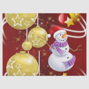 Christmas Tissue Paper, Snowman Tissue Paper