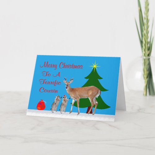 Christmas To Cousin Greeting Card