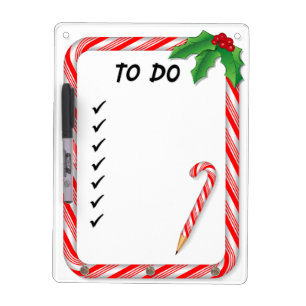 Christmas To Do List Message Board