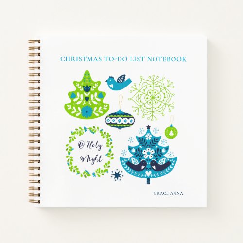 Christmas To_Do List Notebook