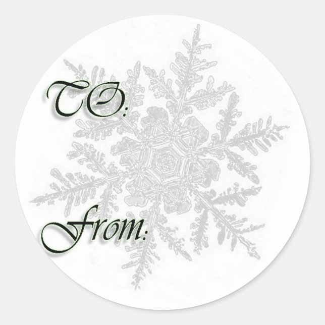 Christmas To From Sticker (Front)