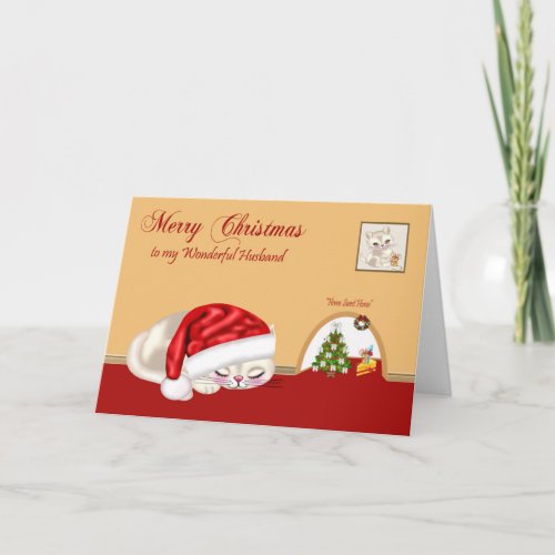 Christmas To Husband Greeting Card