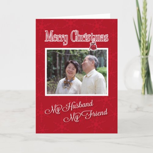 Christmas to My Husband _ Photo card template