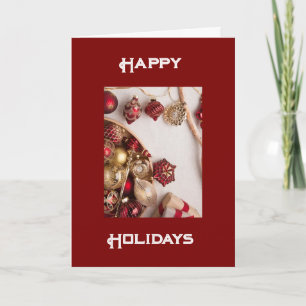 CHRISTMAS "TOAST" & "MERRIEMENT" CARD