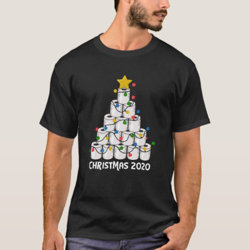 Christmas Toilet Paper Tree Funny Gift T_Shirt