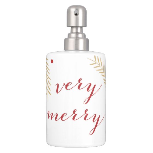 Christmas Toothbrush Holder and Soap Dispenser (Front)