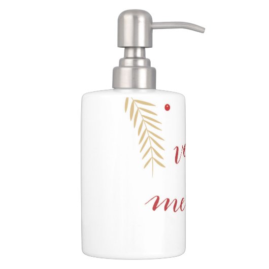 Christmas Toothbrush Holder and Soap Dispenser (Right)