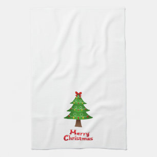 Christmas Towel with Christmas Tree
