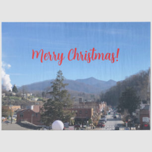 Christmas Town Decorations, Tissue Paper