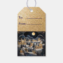 Christmas Town in Winter