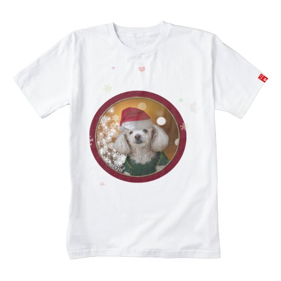 Christmas toy poodle zazzle HEART T-Shirt