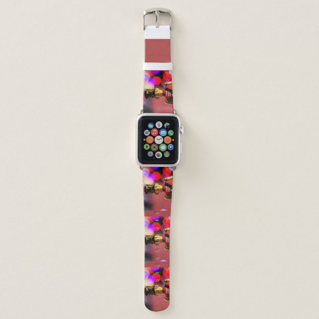Christmas toy soldier figurine SlipperyJoe gay pri Apple Watch Band (Front)