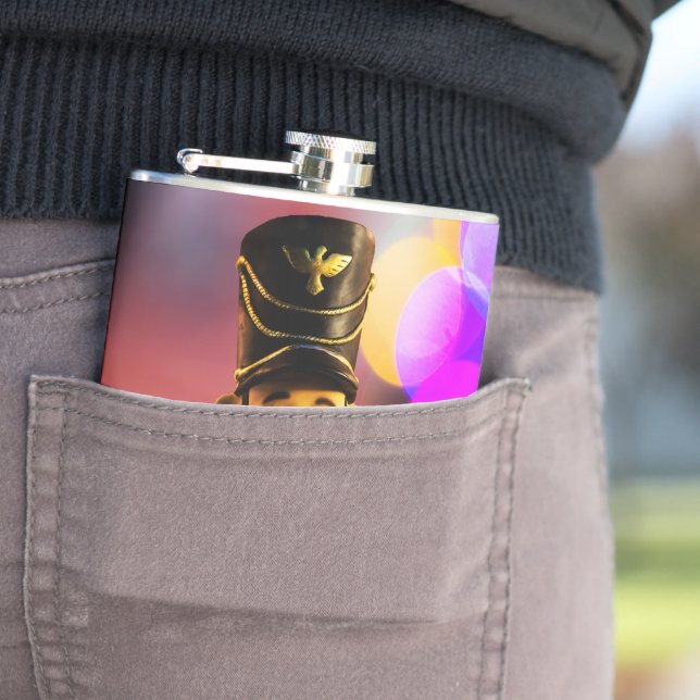 Christmas toy soldier figurine SlipperyJoe gay pri Flask (In Situ)