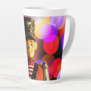Christmas toy soldier figurine SlipperyJoe gay pri Latte Mug