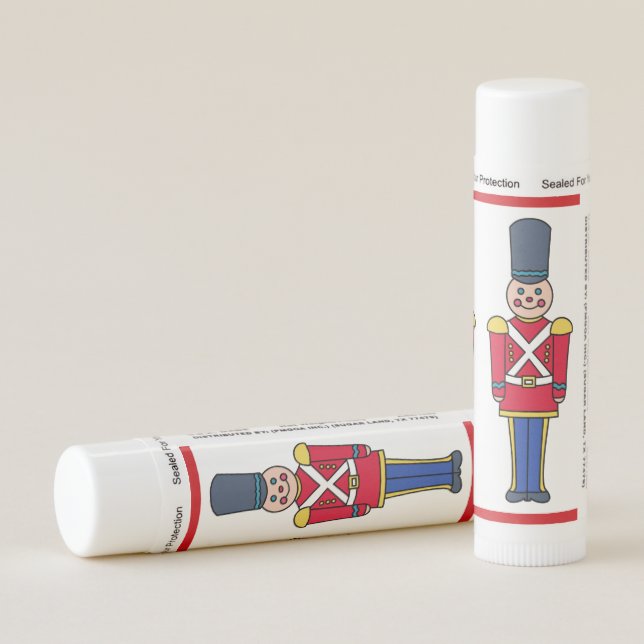 Christmas Toy Soldier Lip Balm (Rotated Right)