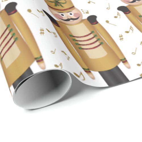 Christmas Toy Soldier Nutcracker Xmas Wrapping Paper