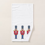 Christmas Toy Soldiers Hand Towel