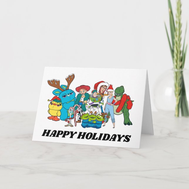 Christmas Toy Story Characters Card (Front)