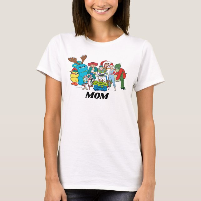 Christmas Toy Story Characters T-Shirt (Front)