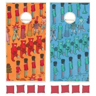 Christmas Toy Vintage Children Play Cornhole Set