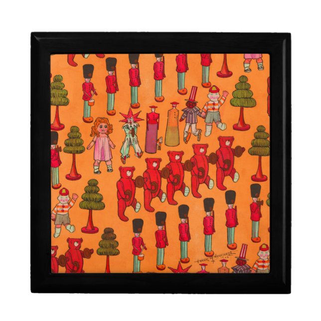 Christmas Toy Vintage Children Play Gift Box (Front)