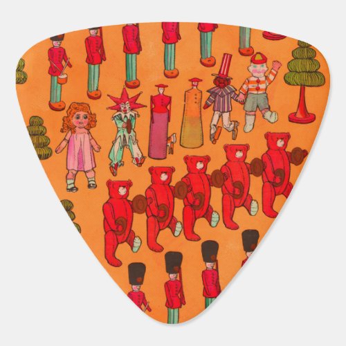 Christmas Toy Vintage Children Play Guitar Pick