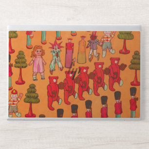 Christmas Toy Vintage Children Play HP Laptop Skin