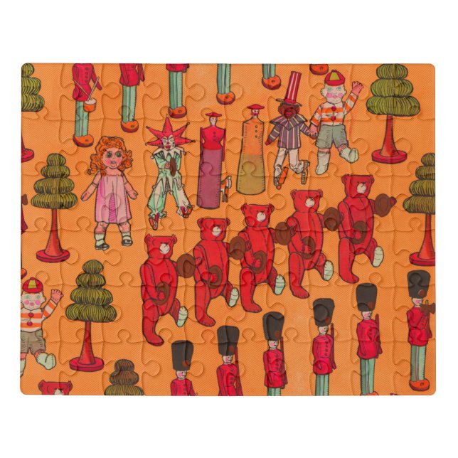 Christmas Toy Vintage Children Play Jigsaw Puzzle (Puzzle Horizontal)