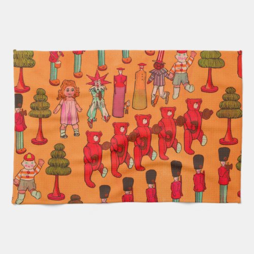 Christmas Toy Vintage Children Play Kitchen Towel