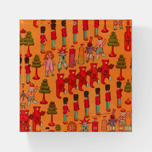 Christmas Toy Vintage Children Play Paperweight