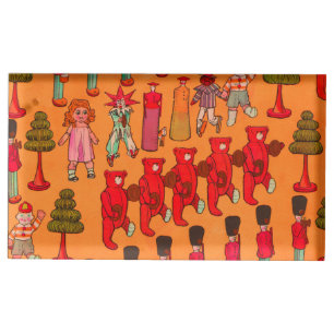 Christmas Toy Vintage Children Play Place Card Holder
