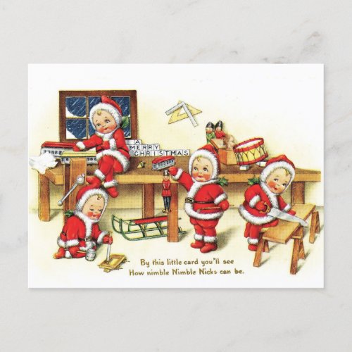 Christmas Toys for Good Boys Postcard