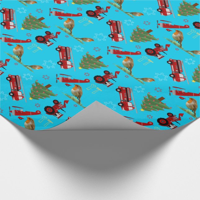 Christmas toys | wrapping paper (Corner)