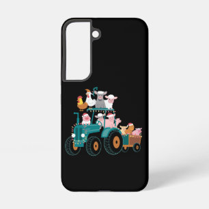 Christmas Tractor Farm Funny Holiday Samsung Galaxy S22 Case