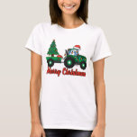 Christmas Tractor T-Shirt