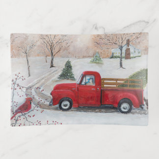 “CHRISTMAS TRADITION” Trinket Tray