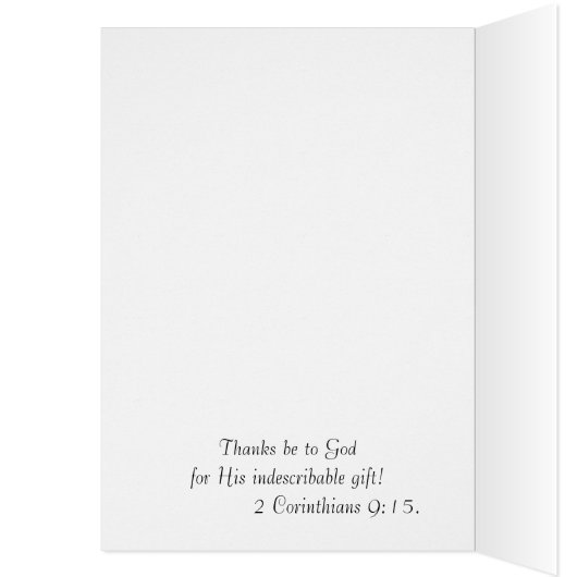 Christmas Traditional Catholic Mass Offering Card (Inside (Left))