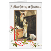 Christmas Traditional Catholic Mass Offering Card (Front)