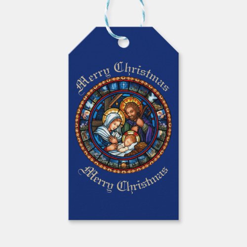 Christmas Traditional Nativity Scene  Gift Tags