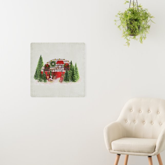 Christmas Trailer Camper Outdoorsy Theme Foam Board (In Situ (Wall))