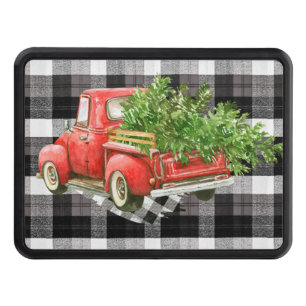 Christmas Trailer Hitch Cover Red XMAS Truck