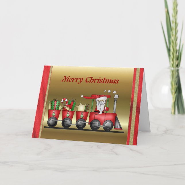 Christmas Train card (Front)
