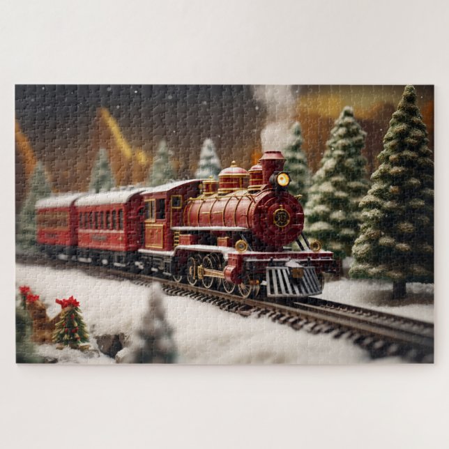 Christmas Train Jigsaw Puzzle (Horizontal)