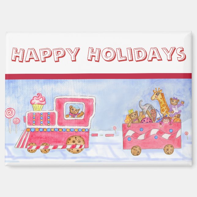Christmas Train Magnet (Front)